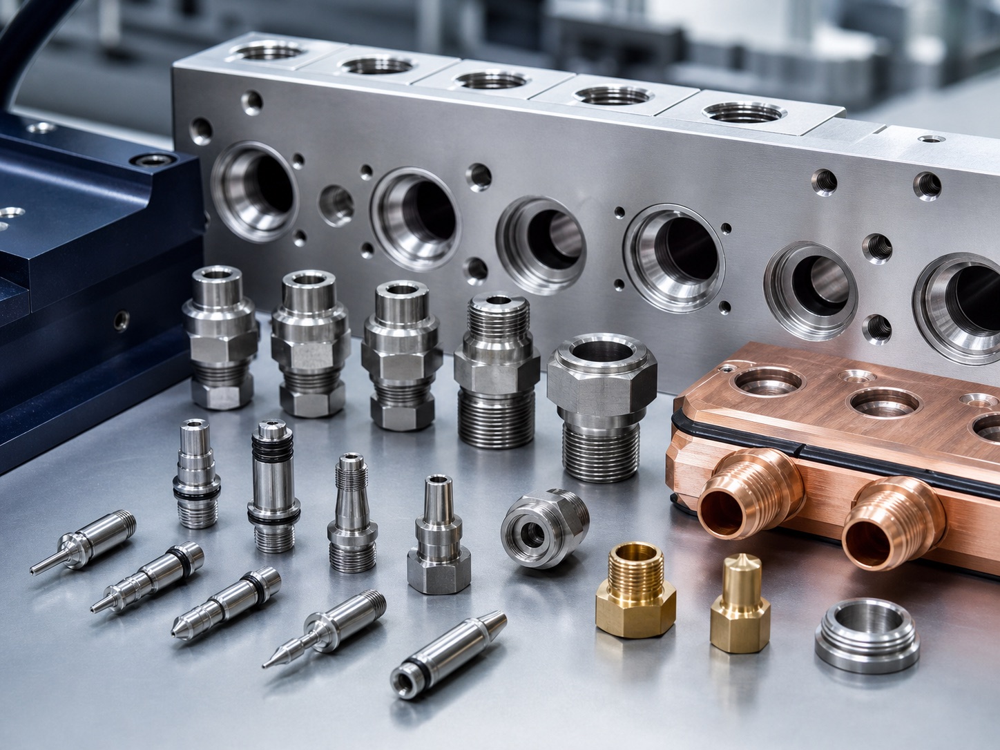 Pneumatic & Hydraulic: precision-component application illustration